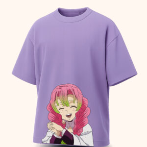 Mitsuri Lavender Oversized Tshirt